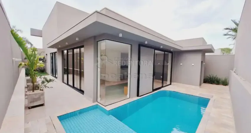 Casa de 03 dormitórios, sendo todos com banheiros, ricos em armários no Condomínio Damha V