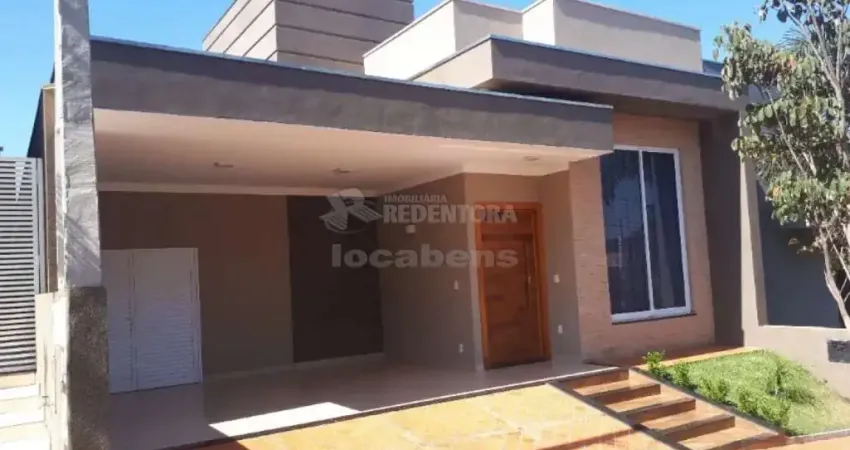 Casa em condomínio fechado com 3 quartos à venda no Ideal Life Ecolazer Residence, São José do Rio Preto