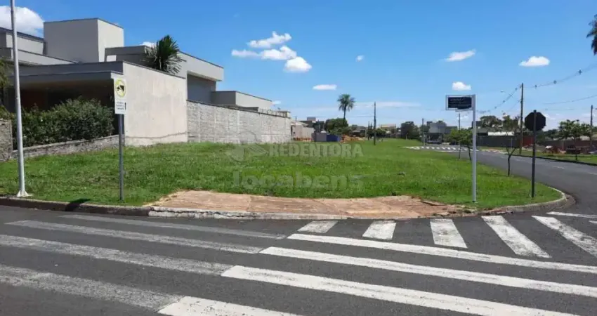 Terreno em condomínio fechado à venda no Parque Residencial Buona Vita, São José do Rio Preto 