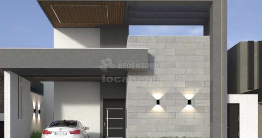 Casa alto padrão no Residencial SetLife II com 03 dormitórios, 02 vagas de garagem.