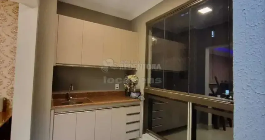 Apartamento no jardim tarraf ii, 03 dormitórios com cozinha planejada.