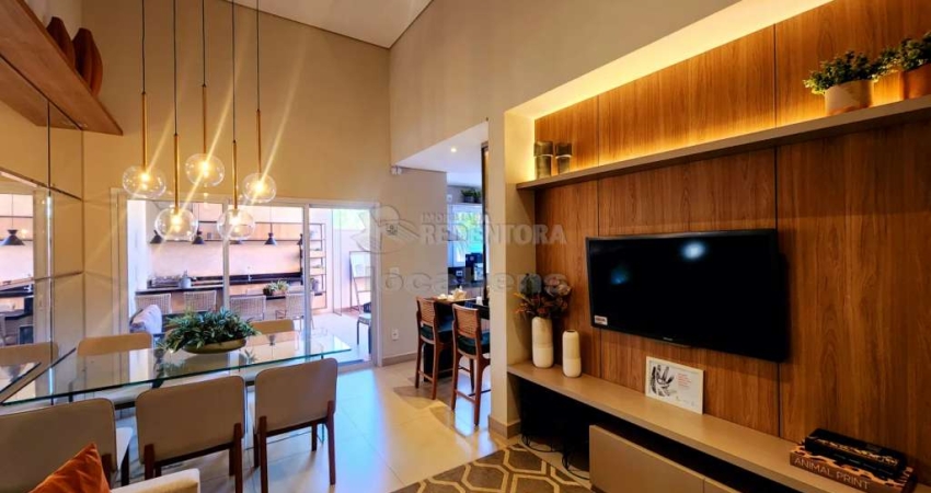 Casa com 2 dormitórios no Residencial Raízes Impperial em Bady Bassitt/SP.