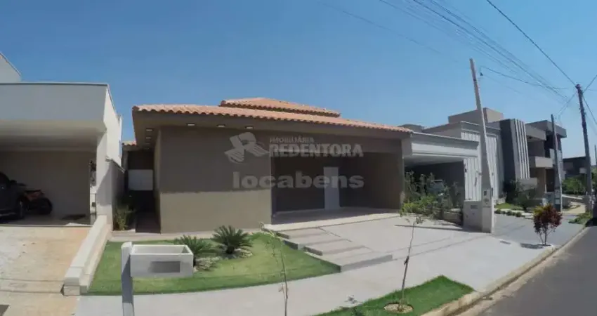 Casa em condomínio fechado com 3 quartos para alugar na Avenida Gerassina Tavares, 2600, Residencial Figueira II, São José do Rio Preto