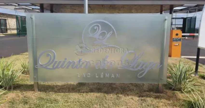 Terreno em condomínio fechado à venda na Quinta do Lago - Lac Léman, São José do Rio Preto 