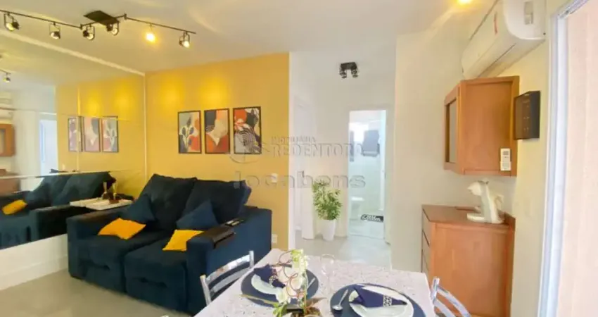 Apartamento padrão mobiliado para locação com 2 dormitórios no bairro santos dumont