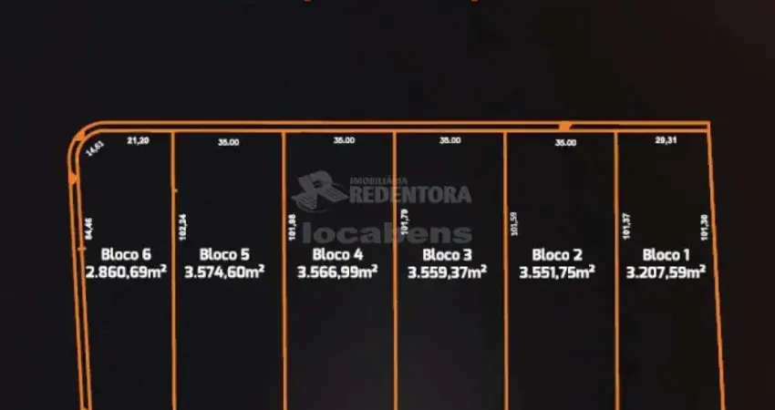 Terreno comercial à venda no Loteamento Empresarial Spotti, São José do Rio Preto 