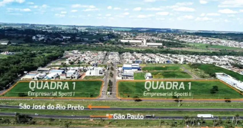 Terreno comercial à venda no Loteamento Empresarial Spotti, São José do Rio Preto 