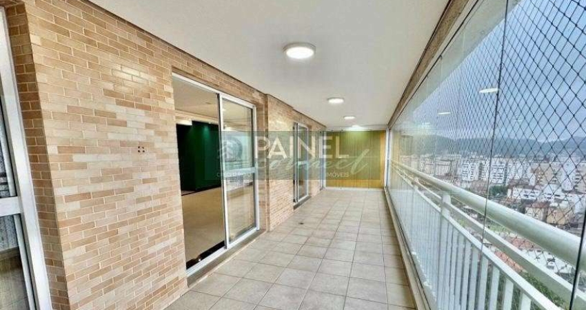 Apartamento para Alugar no Gonzaga, Santos, 3 Suítes, 159m²