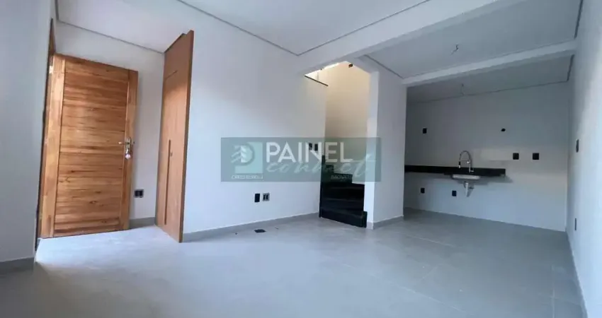 Casa em Village à venda em Vila Belmiro, Santos: 89m², 2 dormitórios, 2 suítes, 1 banheiro. Oportunidade por R$600.000.