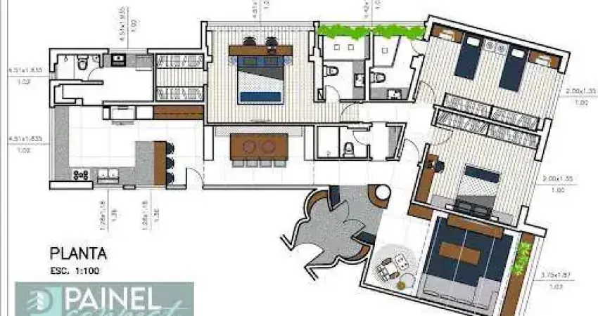 Apartamento com 3 quartos à venda na Rua Carlos Affonseca, 14, Gonzaga, Santos