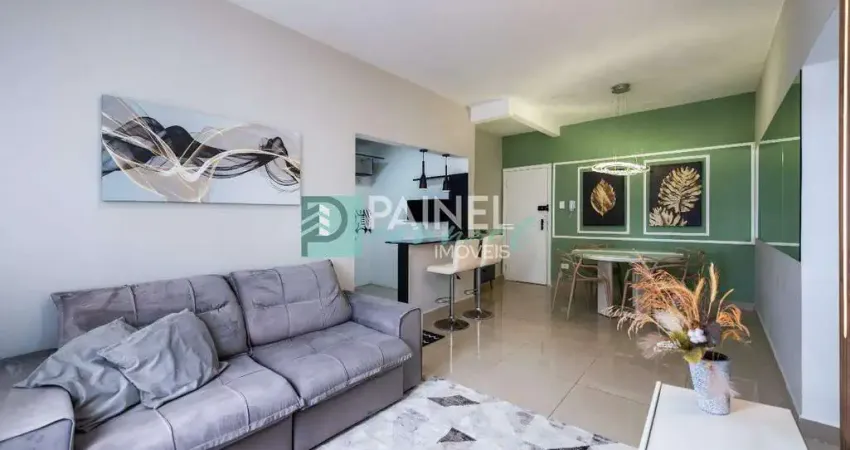 Apartamento mobiliado em boqueirão, santos – 2 quartos, 1 suíte, 86 m² internas e 86 m² externas
