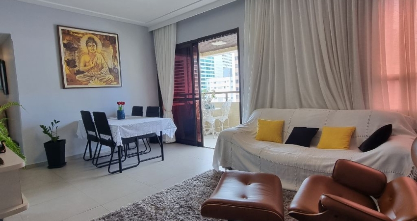 Apartamento à venda na Pituba - 2/4 - 1 suíte + gabinete- 80 m² - Varanda - Porcelanato - 1 vaga