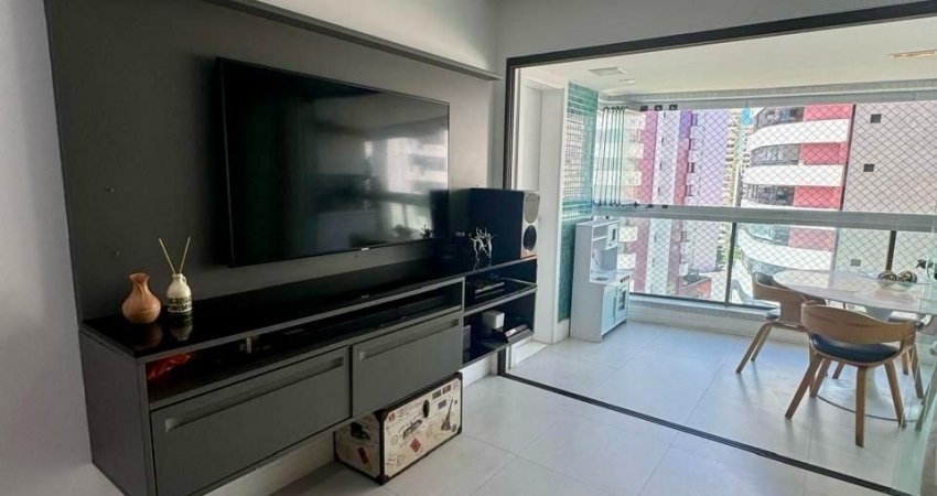 Apartamento 3 quartos com 2 suítes, Pituba, 93 m², nascente, lavabo, varandão gourmet, 2 vagas