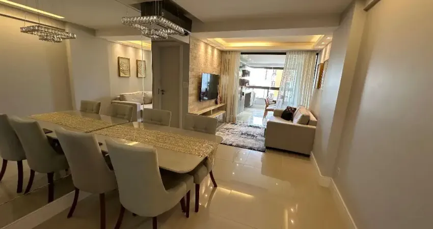 Apartamento mobiliado para aluguel na pituba - 2 suítes - 84,83 m² - varanda - 2 vagas - armários