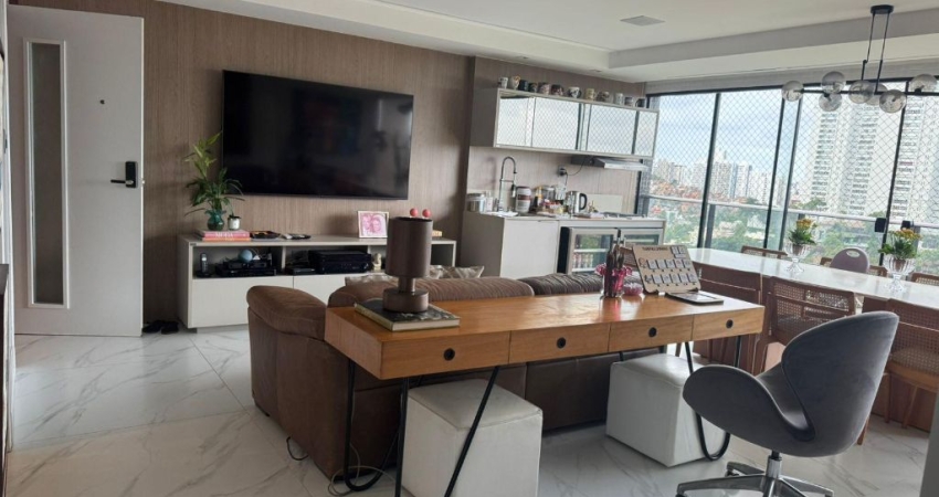 Horto Florestal - Mobiliado - 95,64 m² - Lavabo - Andar alto - Varanda integrada com reiki - 2 vagas - Nascente