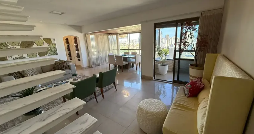 Cobertura duplex | 272 m² - 4 suítes - piscina privativa - dependência completa -