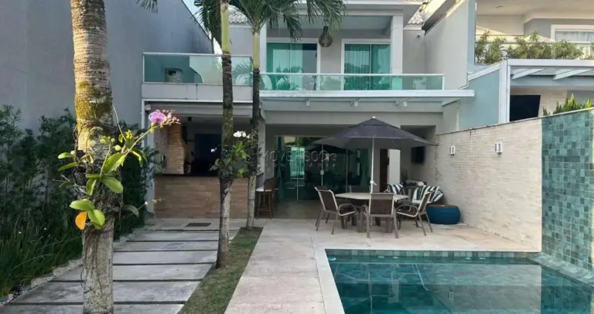 Barra da tijuca | casa de condomínio 5 quartos, sendo 4 suites