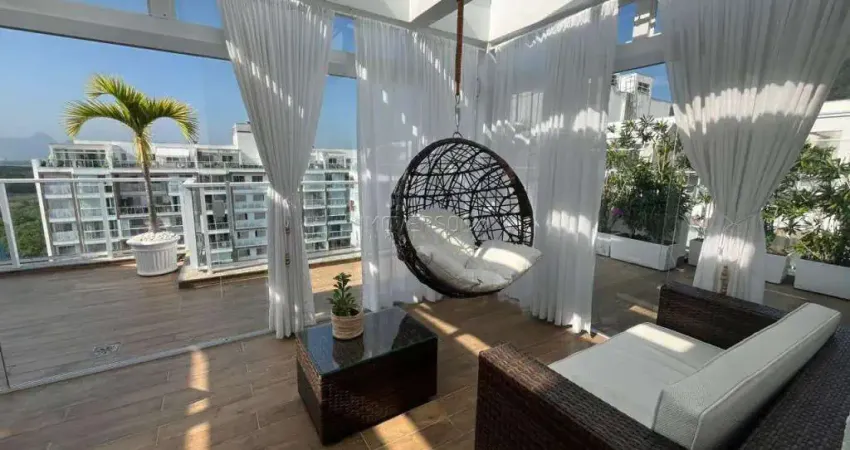 Recreio dos bandeirantes | cobertura 4 quartos, sendo 2 suites