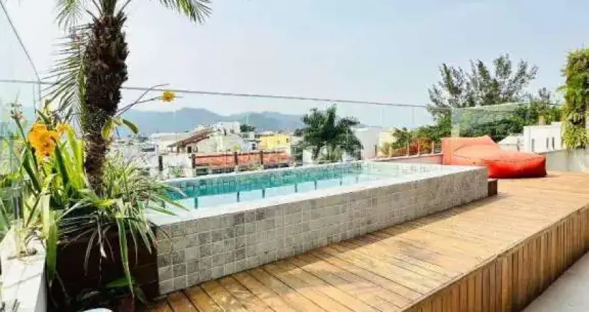 Recreio dos bandeirantes | cobertura 3 quartos, sendo 3 suites