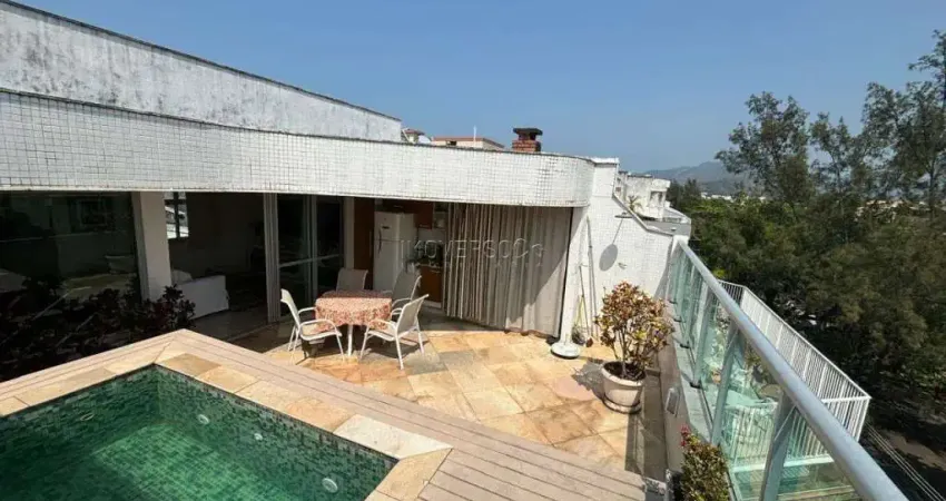 Recreio dos bandeirantes | cobertura 4 quartos, sendo 2 suites