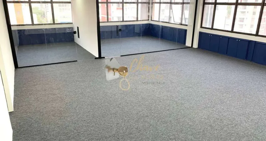 Sala comercial com 3 salas para alugar na Rua Laplace, Brooklin Paulista, São Paulo