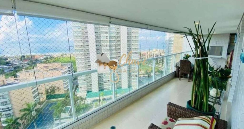 Apartamento amplo à venda no Guarujá com 3 Dormitórios