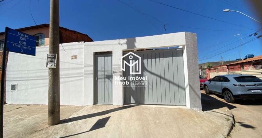 QR 609 Samambaia Norte 2 Quartos 4 Vagas 90m² Porcelanato Portão Área de Serviço
