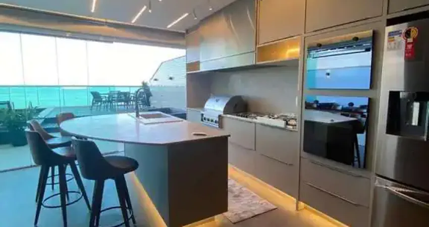 Frente mar com 4 suítes à venda, 284 m² por r$ 13.900.000 - frente mar barra sul - balneário camboriú/sc