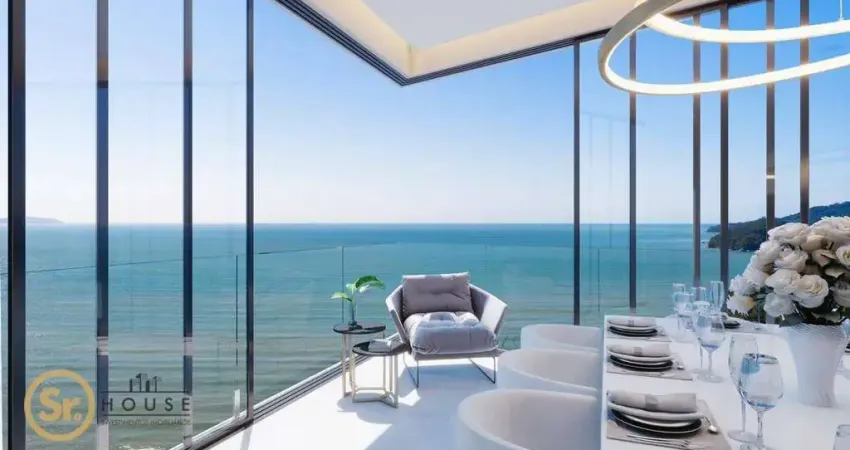 Apartamento 3 suítes com vista mar, 156 m² por r$ 2.800.000 - perequê - porto belo/sc