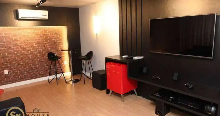 Apartamento com suíte com lavabo - dormitório à venda, 65 m² por r$ 799.000 - ariribá - balneário camboriú/sc