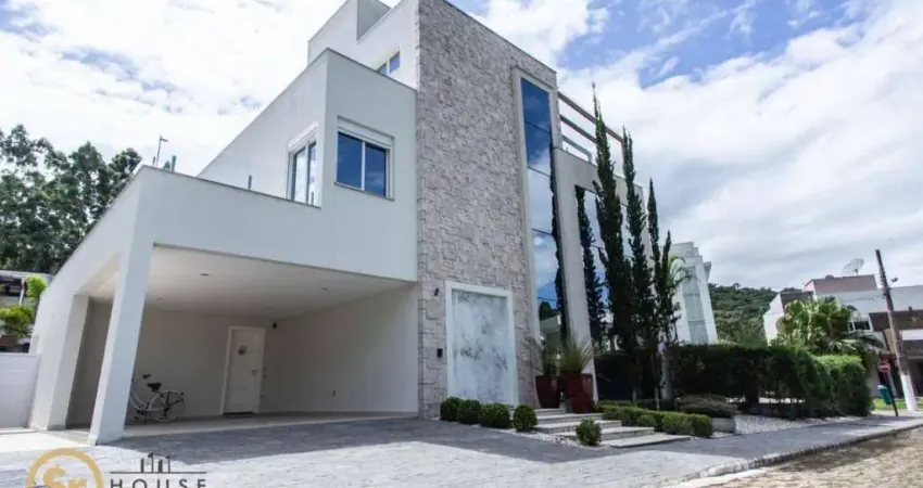 Linda casa de cinema em um condomínio de alto padrão