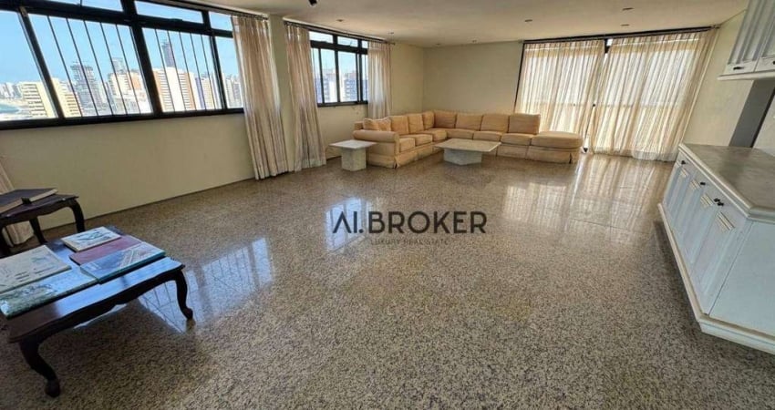 Frente Mar Cobertura com 4 dormitórios à venda, 535 m² por R$ 3.500.000 - Praia de Iracema - Fortaleza/CE