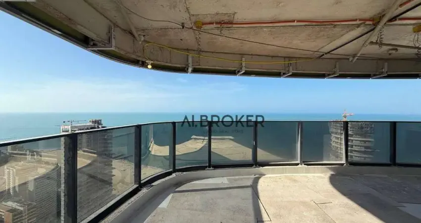 No meireles apartamento com 5 dormitórios à venda, 400 m² por r$ 10.800.000 - meireles - fortaleza/ce