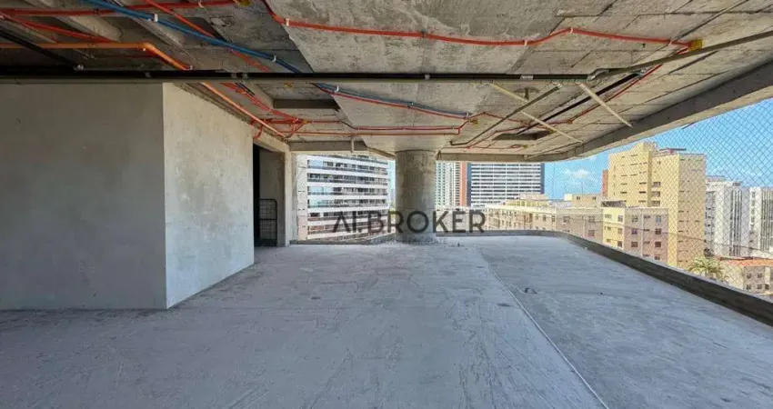 Andar alto apartamento com 4 dormitórios à venda, 361 m² por r$ 7.600.000 - meireles - fortaleza/ce