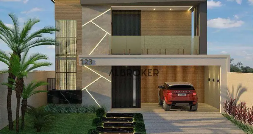 Cidade alpha terras 2 casa com 4 dormitórios à venda, 294 m² por r$ 1.850.000 - terras alphaville residencial - eusébio/ce