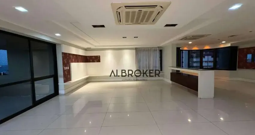 Na beira mar apartamento com 4 dormitórios à venda, 360 m² por r$ 4.350.000 - meireles - fortaleza/ce