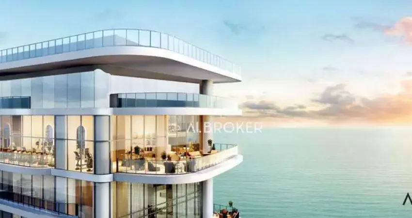 Na beira mar cobertura com 5 dormitórios à venda, 652 m² por r$ 25.000.000 - meireles - fortaleza/ce