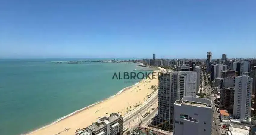Na beira mar cobertura com 7 dormitórios à venda, 1250 m² por r$ 31.000.000 - meireles - fortaleza/ce