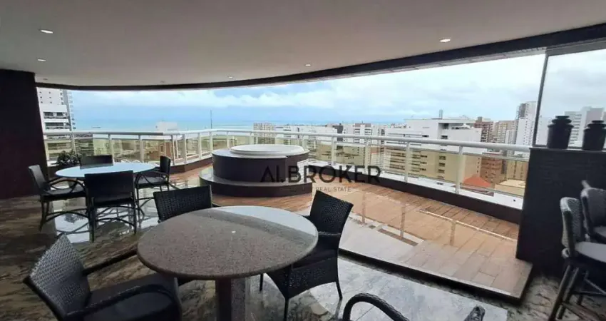 No meireles  cobertura com 5 dormitórios à venda, 500 m² por r$ 6.150.000 - meireles - fortaleza/ce