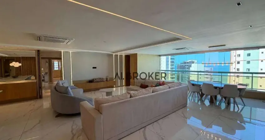 No meireles apartamento com 5 dormitórios à venda, 264 m² por r$ 3.650.000 - meireles - fortaleza/ce