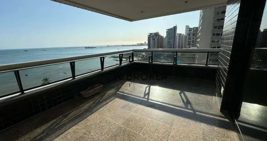 Na Beira Mar Apartamento com 4 dormitórios à venda, 325 m² por R$ 3.650.000 - Meireles - Fortaleza/CE