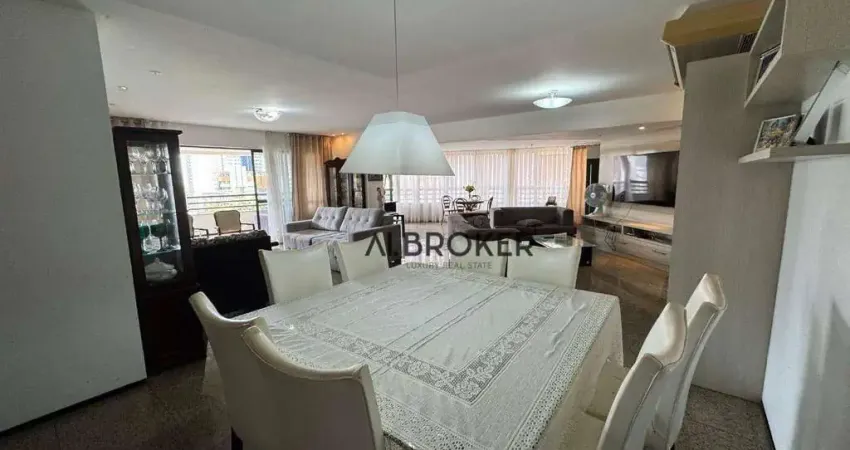 No Meireles Apartamento com 4 dormitórios à venda, 258 m² por R$ 2.200.000 - Meireles - Fortaleza/CE