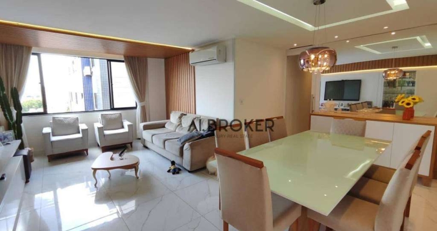Apartamento com 3 dormitórios à venda, 94 m² por R$ 590.000,00 - Joaquim Távora - Fortaleza/CE