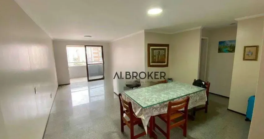 Apartamento com 3 dormitórios à venda, 118 m² por R$ 775.000,00 - Aldeota - Fortaleza/CE