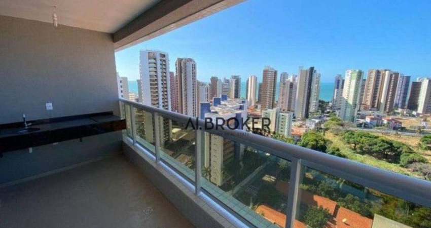 Próximo a Beira Mar Apartamento com 3 dormitórios à venda, 86 m² por R$ 940.000 - Varjota - Fortaleza/CE