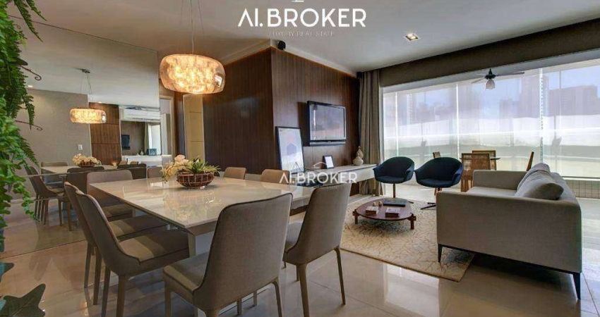Porteira Fechada  Apartamento com 2 dormitórios à venda, 87 m² por R$ 1.500.000 - Varjota - Fortaleza/CE
