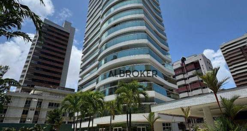 No Meireles  Apartamento com 4 dormitórios à venda, 339 m² por R$ 4.500.000 - Meireles - Fortaleza/CE