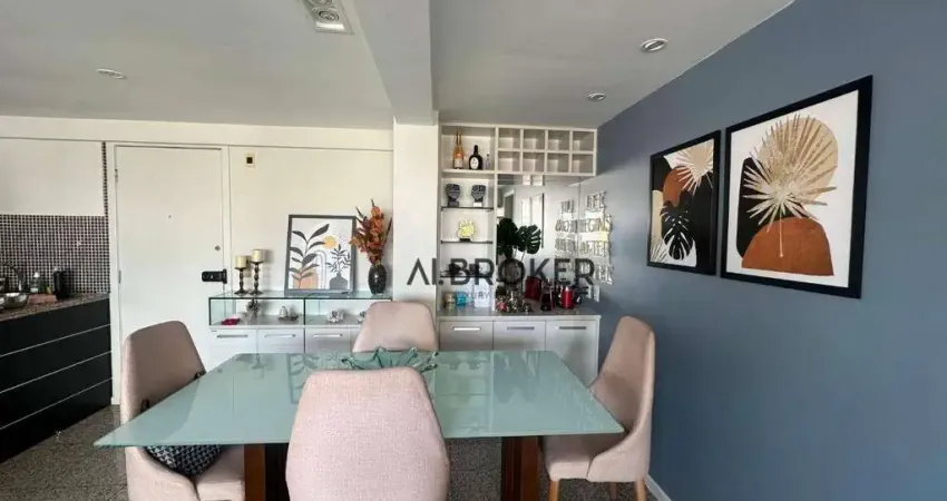Na Beira Mar Apartamento com 2 dormitórios à venda, 82 m² por R$ 1.200.000 - Meireles - Fortaleza/CE