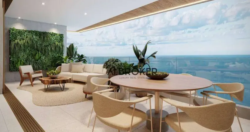 Na Beira Mar Apartamento com 4 dormitórios à venda, 230 m² por R$ 4.435.000 - Praia de Iracema - Fortaleza/CE