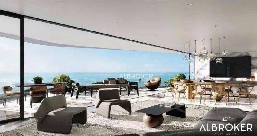 Na Beira Mar Apartamento com 4 dormitórios à venda, 425 m² por R$ 7.000.000 - Mucuripe - Fortaleza/CE